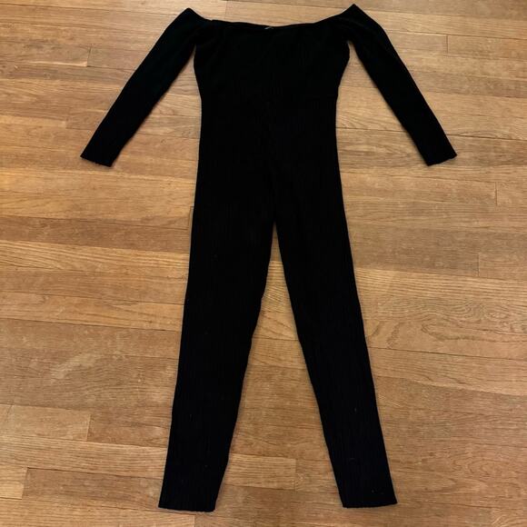 Style Up black ribbed long sleeve jumper size large L
 b6 - Picture 5 of 5